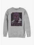 Marvel The Falcon And The Winter Soldier Badge Of Zemo Crew Sweatshirt, ATH HTR, hi-res