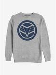 Marvel The Falcon And The Winter Soldier Blue Shield Crew Sweatshirt, ATH HTR, hi-res