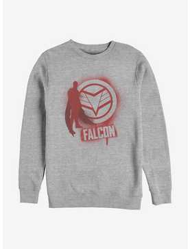Marvel The Falcon And The Winter Soldier Falcon Spray Paint Crew Sweatshirt, , hi-res