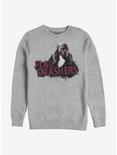 Marvel The Falcon And The Winter Soldier Flag Smashers Crew Sweatshirt, ATH HTR, hi-res
