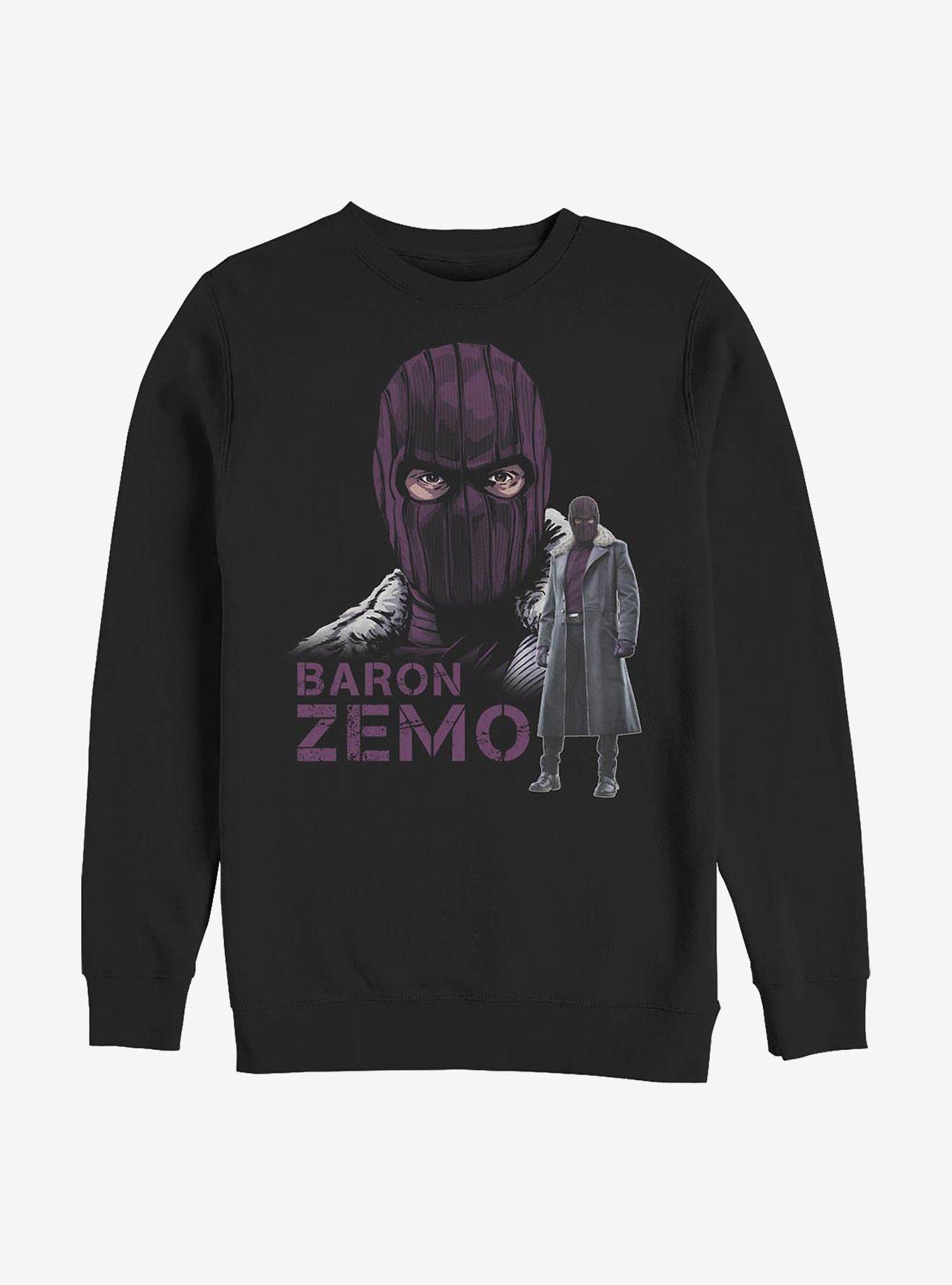 Marvel The Falcon And The Winter Soldier Masked Zemo Crew Sweatshirt, , hi-res