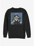 Marvel The Falcon And The Winter Soldier Wanted Carter Crew Sweatshirt, BLACK, hi-res