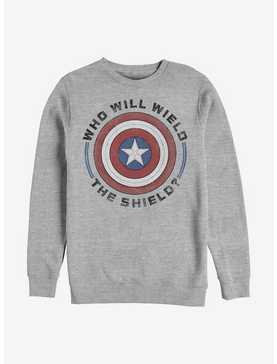 Marvel The Falcon And The Winter Soldier Wield The Shield Crew Sweatshirt, , hi-res
