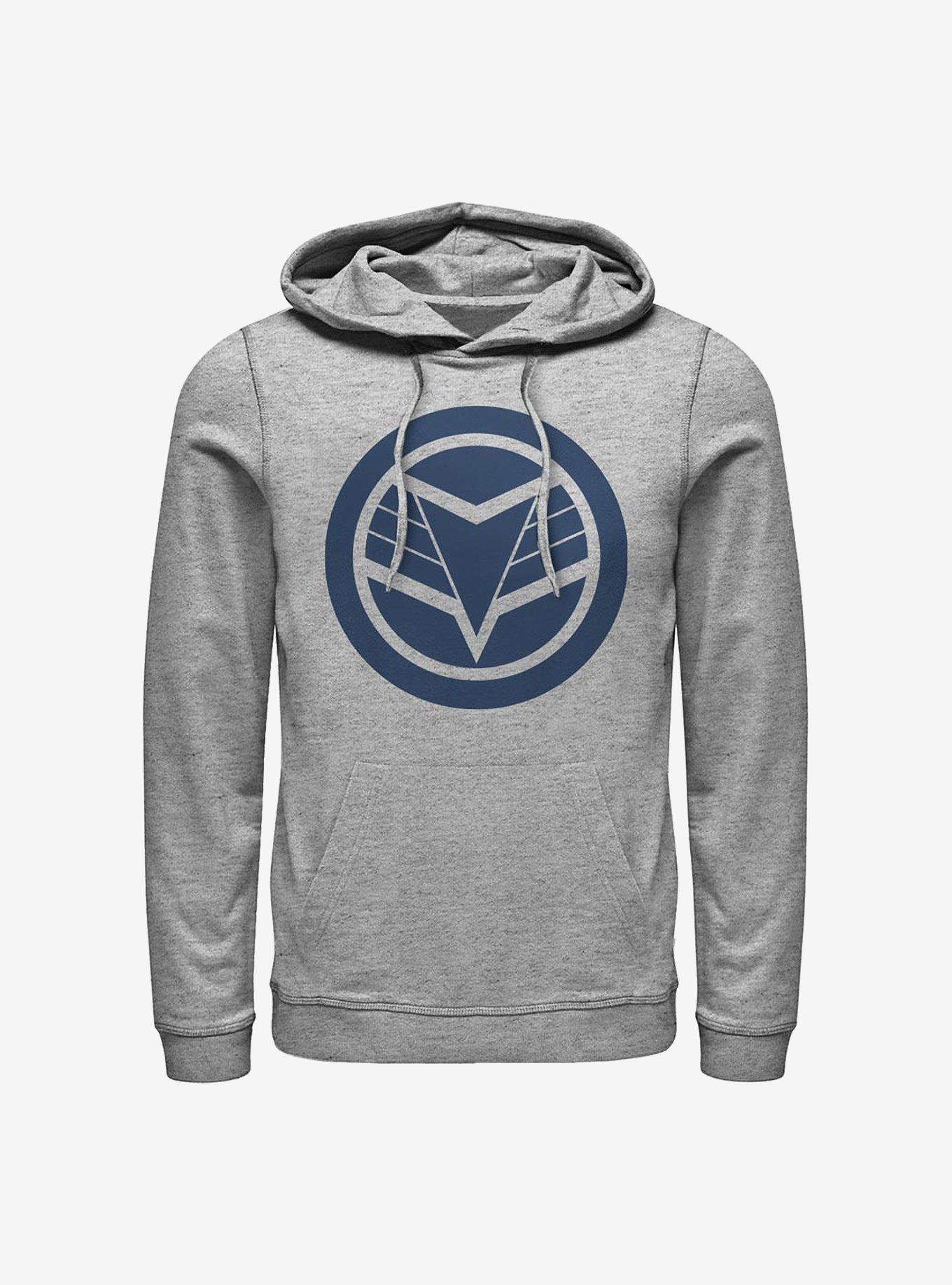 Marvel The Falcon And The Winter Soldier Blue Shield Hoodie, , hi-res