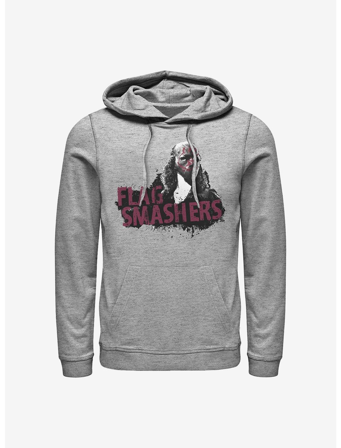 Marvel The Falcon And The Winter Soldier Flag Smashers Hoodie, ATH HTR, hi-res