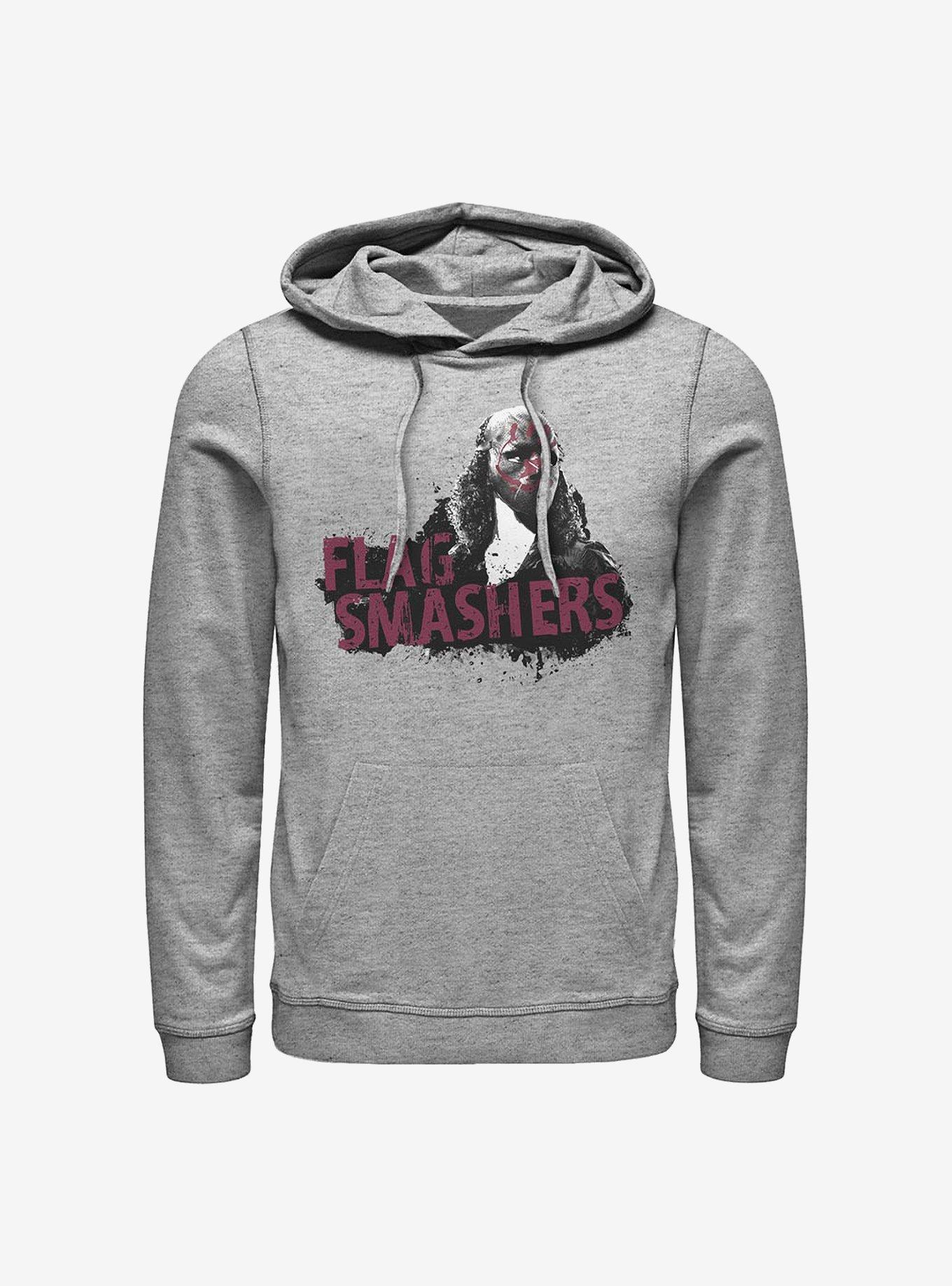 Marvel The Falcon And The Winter Soldier Flag Smashers Hoodie, , hi-res