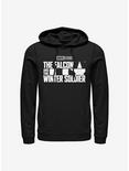 Marvel The Falcon And The Winter Soldier Logo Hoodie, BLACK, hi-res