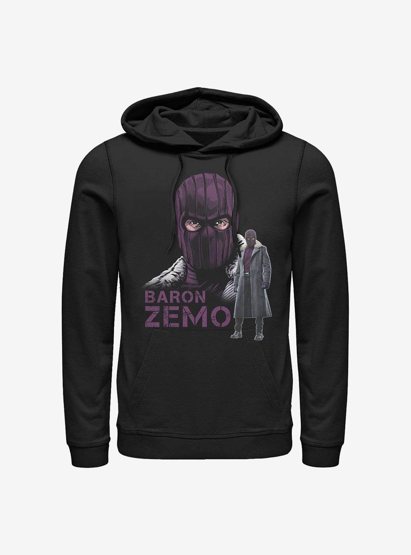 Marvel The Falcon And The Winter Soldier Masked Zemo Hoodie, BLACK, hi-res