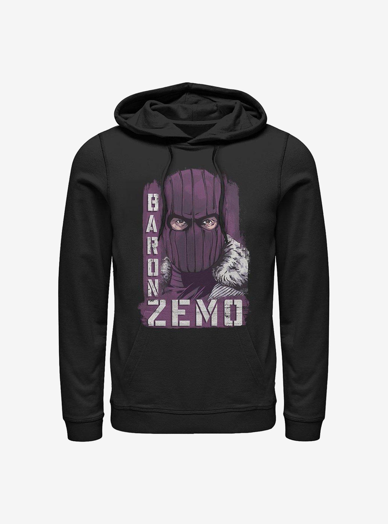 Marvel The Falcon And The Winter Soldier Named Zemo Hoodie, BLACK, hi-res