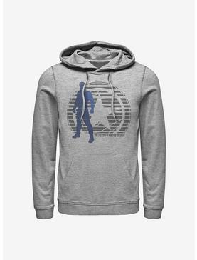 Marvel The Falcon And The Winter Soldier Winter Soldier Shield Lockup Hoodie, , hi-res