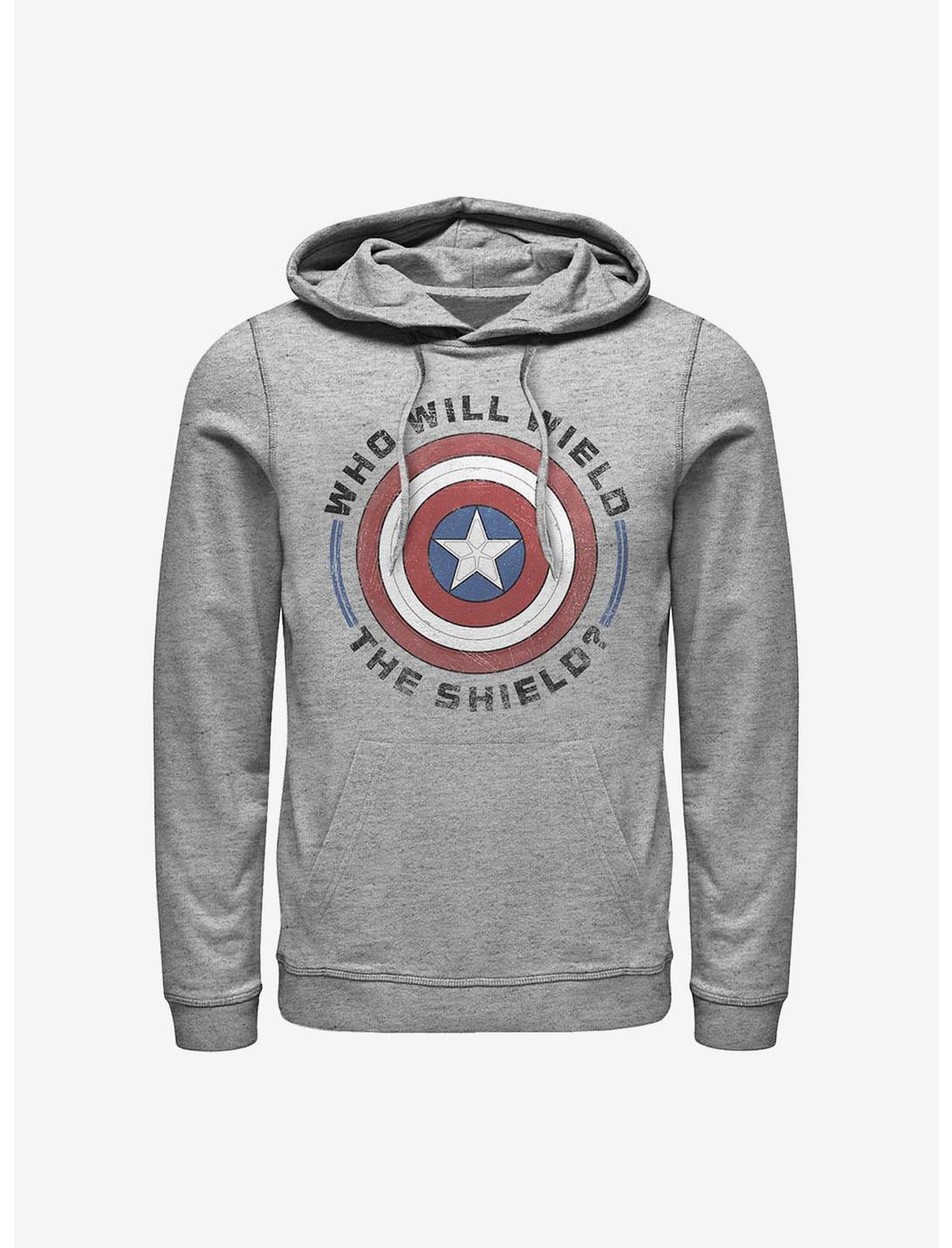 Marvel The Falcon And The Winter Soldier Wield The Shield Hoodie, ATH HTR, hi-res