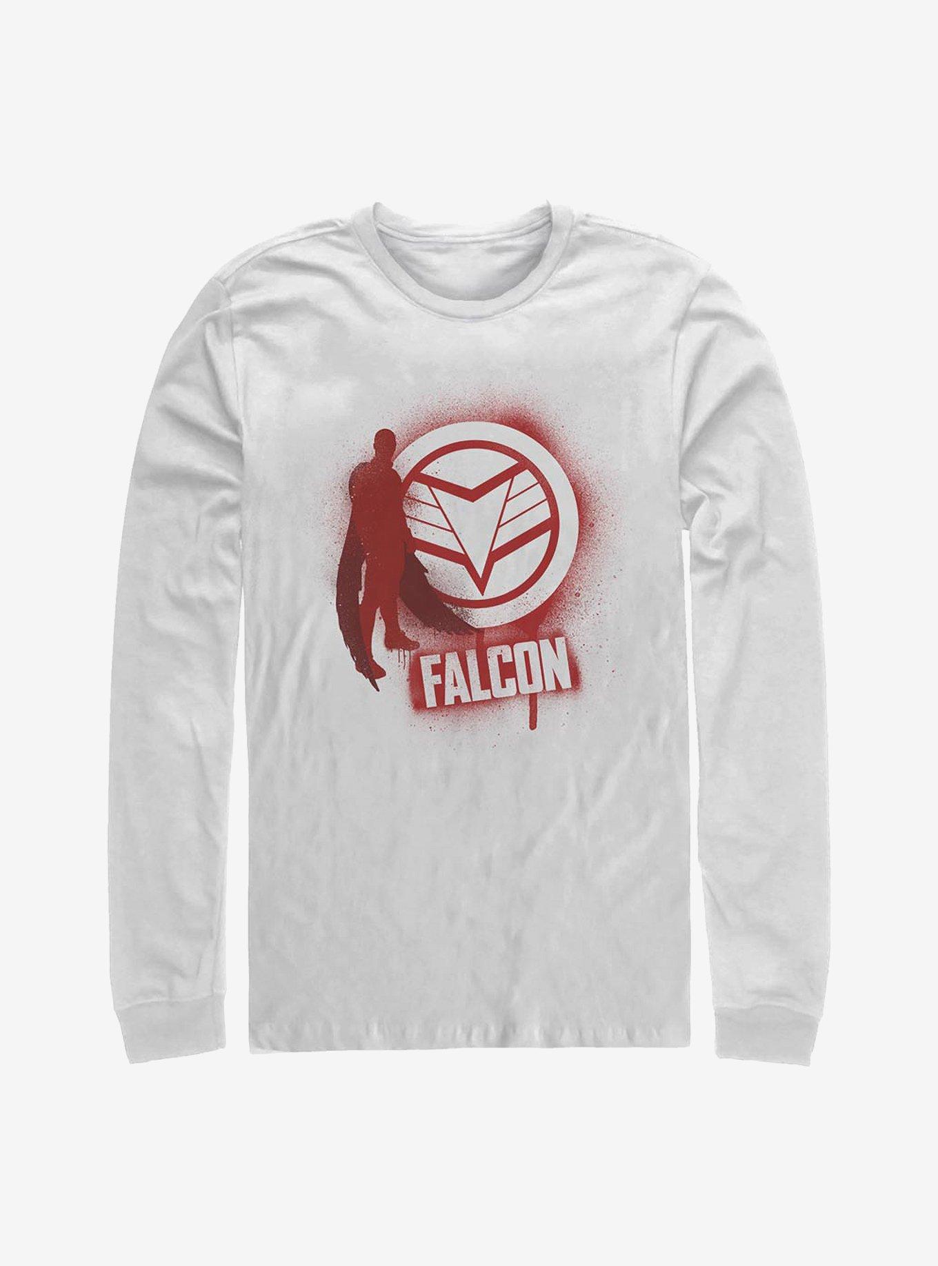 Marvel The Falcon And The Winter Soldier Falcon Spray Paint Long-Sleeve T-Shirt, , hi-res