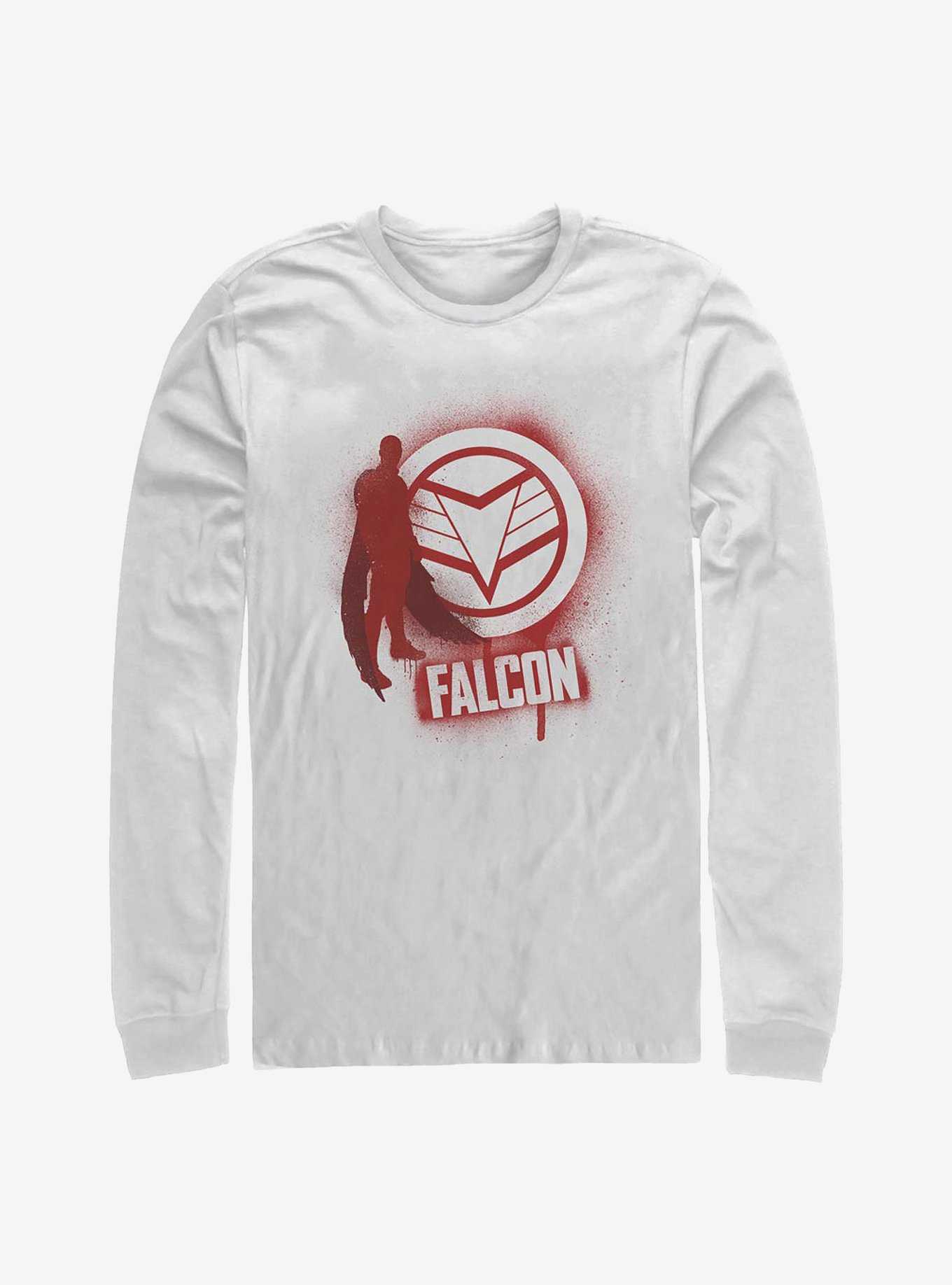 Marvel The Falcon And The Winter Soldier Falcon Spray Paint Long-Sleeve T-Shirt, , hi-res