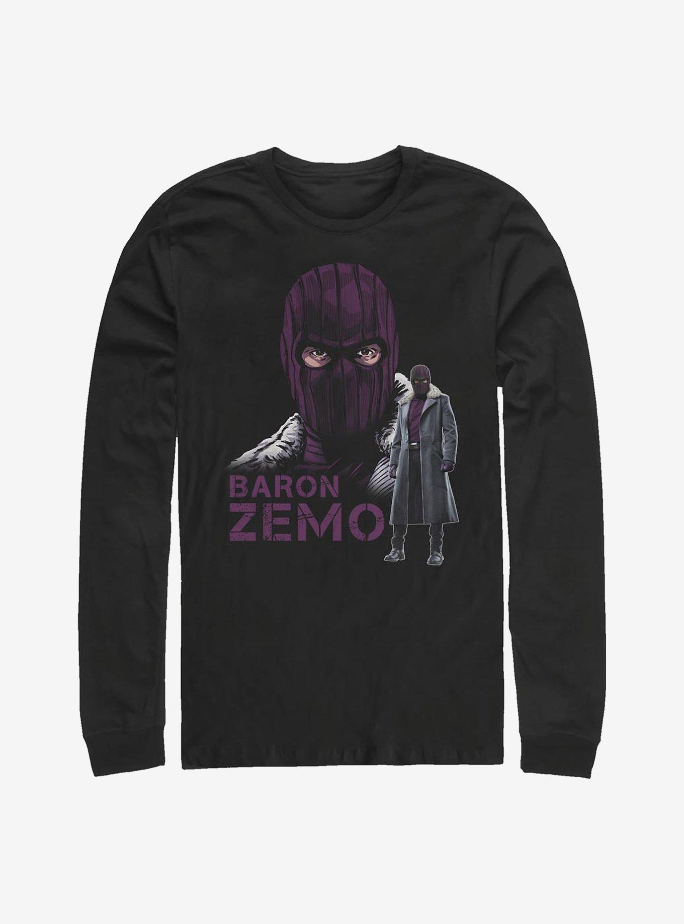 Marvel The Falcon And Winter Soldier Masked Zemo Long-Sleeve T-Shirt