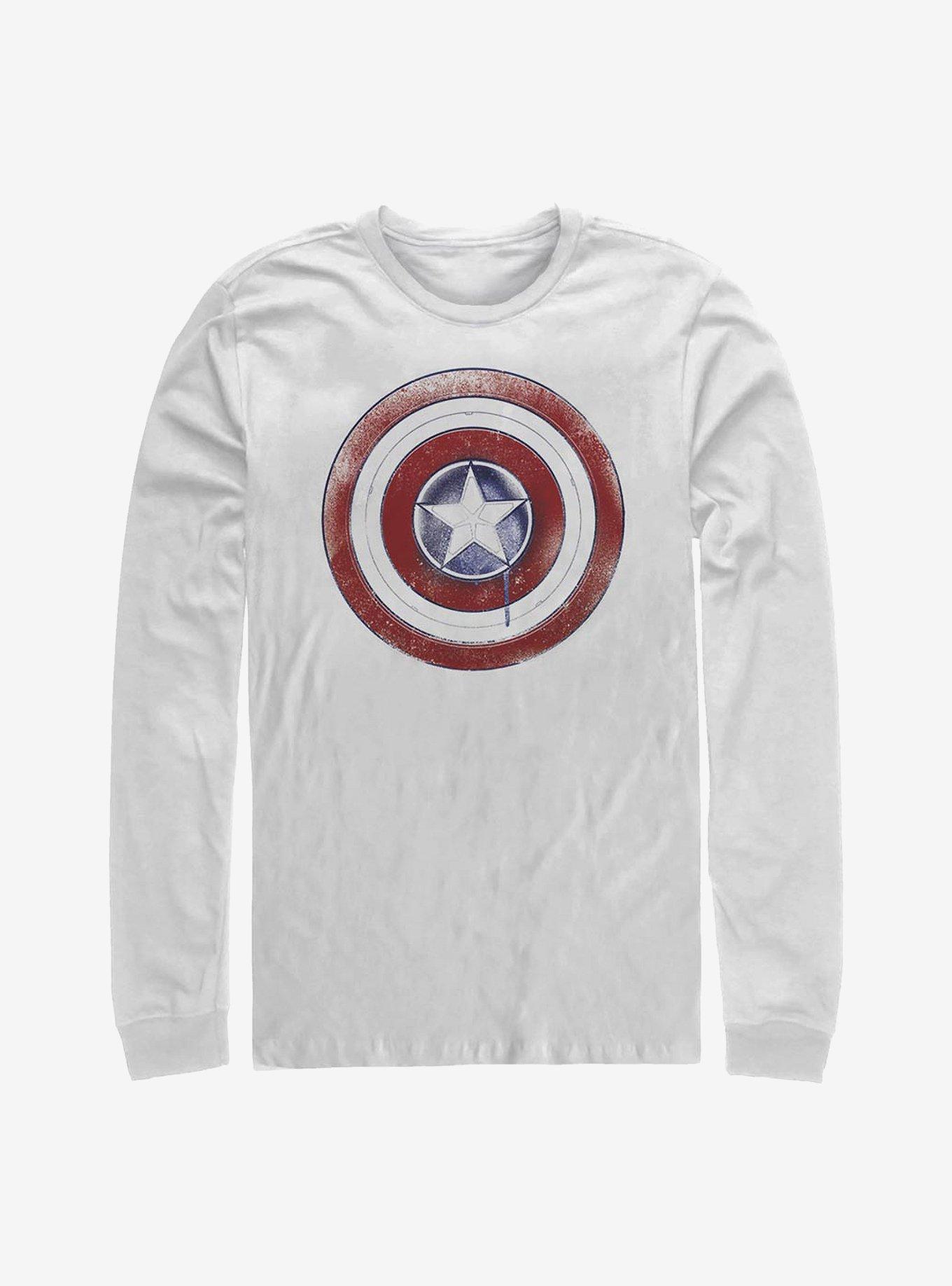 Marvel The Falcon And The Winter Soldier Paint Shield Long-Sleeve T-Shirt, , hi-res