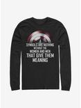 Marvel The Falcon And The Winter Soldier Power Broker Is Watching Long-Sleeve T-Shirt, BLACK, hi-res