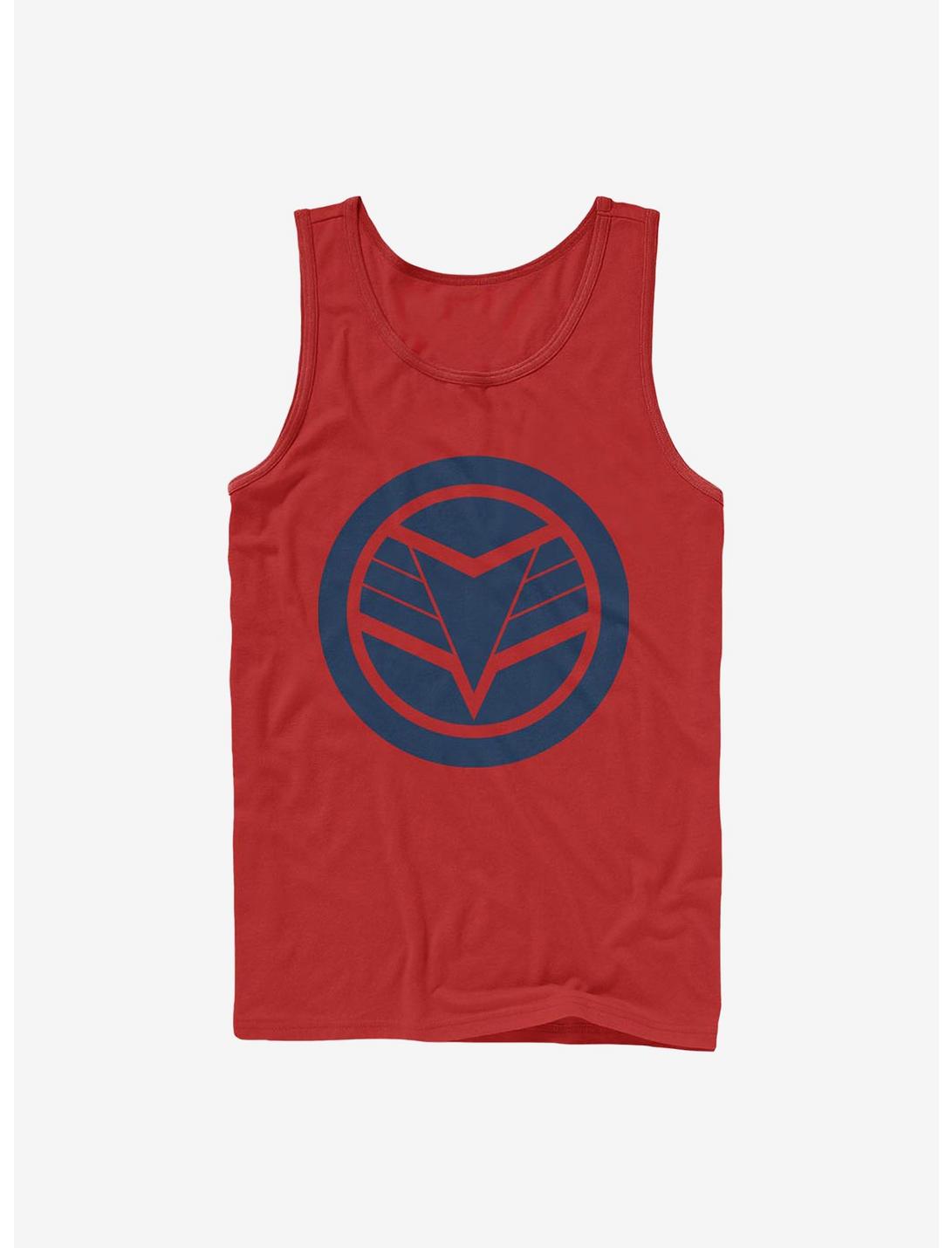 Marvel The Falcon And The Winter Soldier Blue Shield Tank, RED, hi-res