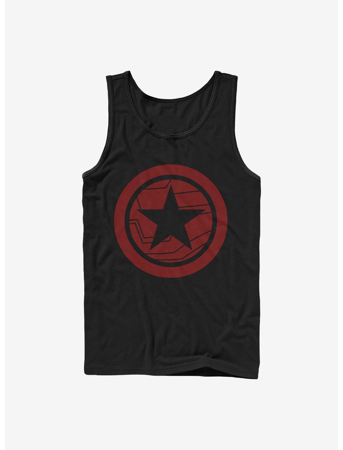 Marvel The Falcon And The Winter Soldier Red Shield Tank, BLACK, hi-res