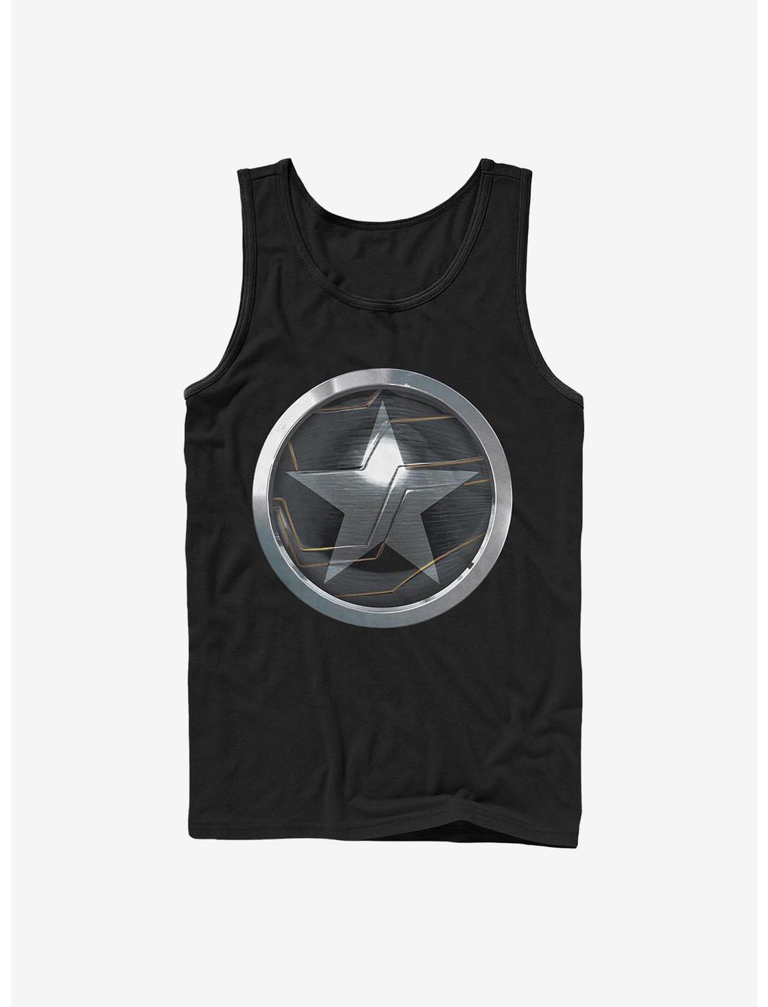 Marvel The Falcon And The Winter Soldier Logo Tank, BLACK, hi-res