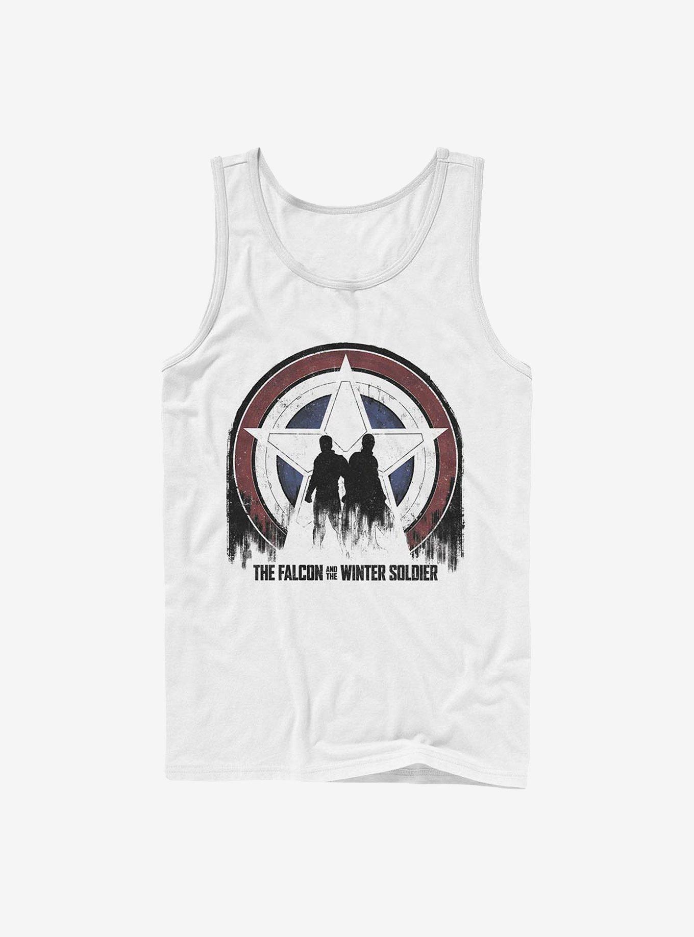 Marvel The Falcon And The Winter Soldier Silhouette Shield Tank, , hi-res