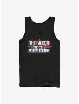 Marvel The Falcon And The Winter Soldier Spray Paint Logo Tank, , hi-res