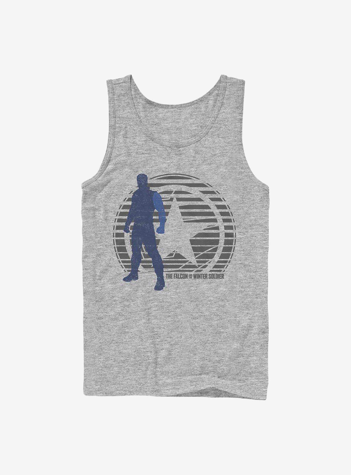 Marvel The Falcon And Winter Soldier Shield Lockup Tank