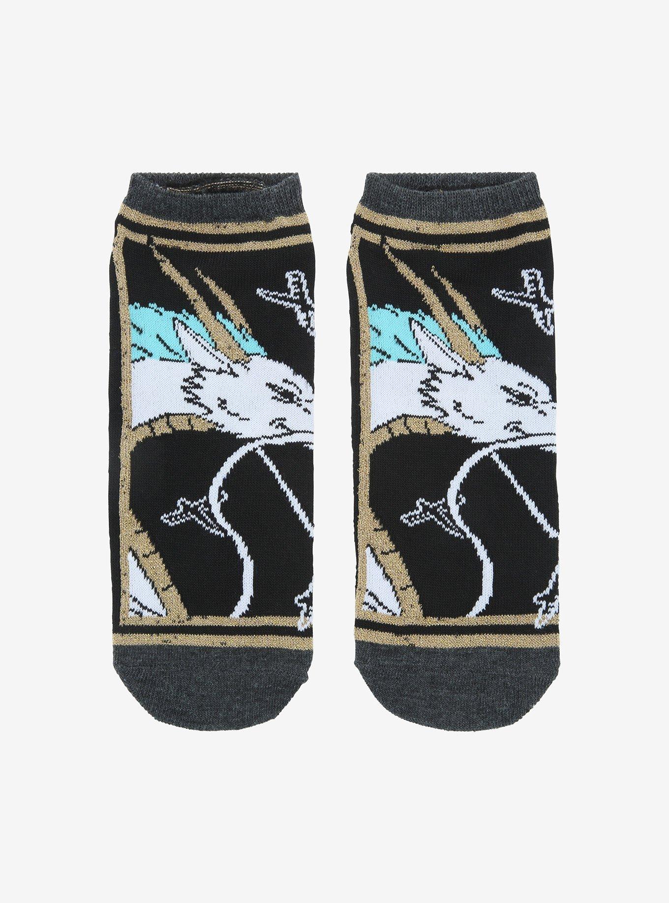 Studio Ghibli Spirited Away Haku Gold No-Show Socks, , hi-res