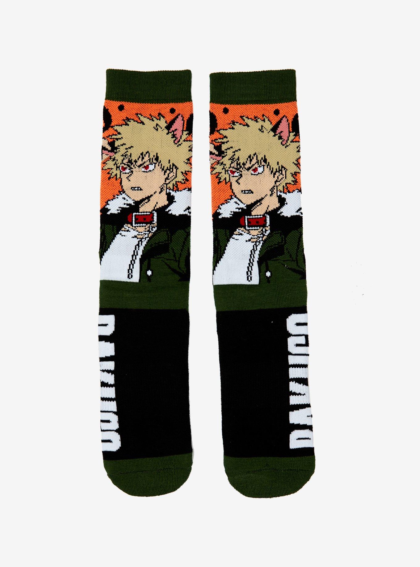 My Hero Academia Bakugo Halloween Crew Socks, , hi-res