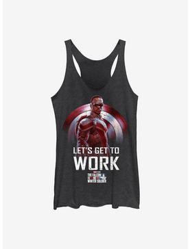 Marvel The Falcon And The Winter Soldier Let's Get To Work Girls Tank, , hi-res