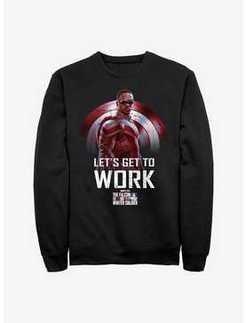 Marvel The Falcon And The Winter Soldier Let's Get To Work Crew Sweatshirt, , hi-res