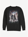 Marvel The Falcon And The Winter Soldier Team Poster Crew Sweatshirt, BLACK, hi-res