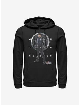 Marvel The Falcon And The Winter Soldier Bucky Grid Text Hoodie, , hi-res