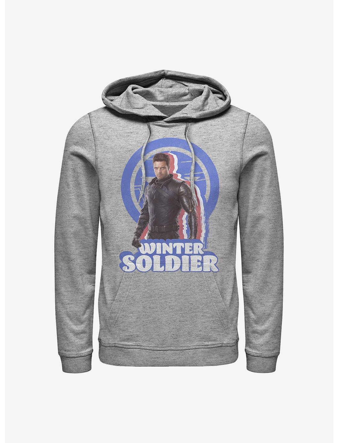 Marvel The Falcon And The Winter Soldier Bucky Pose Hoodie, ATH HTR, hi-res