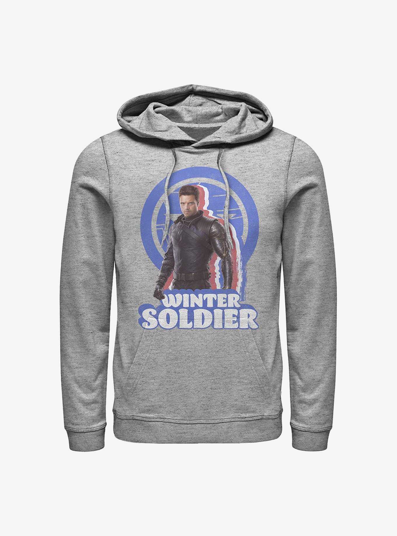 Marvel The Falcon And The Winter Soldier Bucky Pose Hoodie, , hi-res