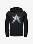 Marvel The Falcon And The Winter Soldier John Walker Captain Symbol Hoodie, BLACK, hi-res