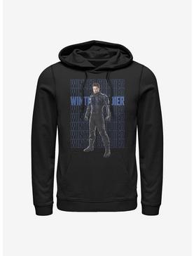 Marvel The Falcon And The Winter Soldier Winter Soldier Repeating Hoodie, , hi-res