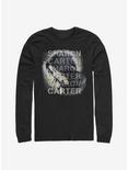 Marvel The Falcon And The Winter Soldier Carter Overlay Long-Sleeve T-Shirt, BLACK, hi-res