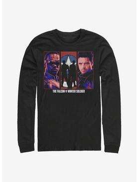 Marvel The Falcon And The Winter Soldier Falcon Winter Soldier Group Long-Sleeve T-Shirt, , hi-res