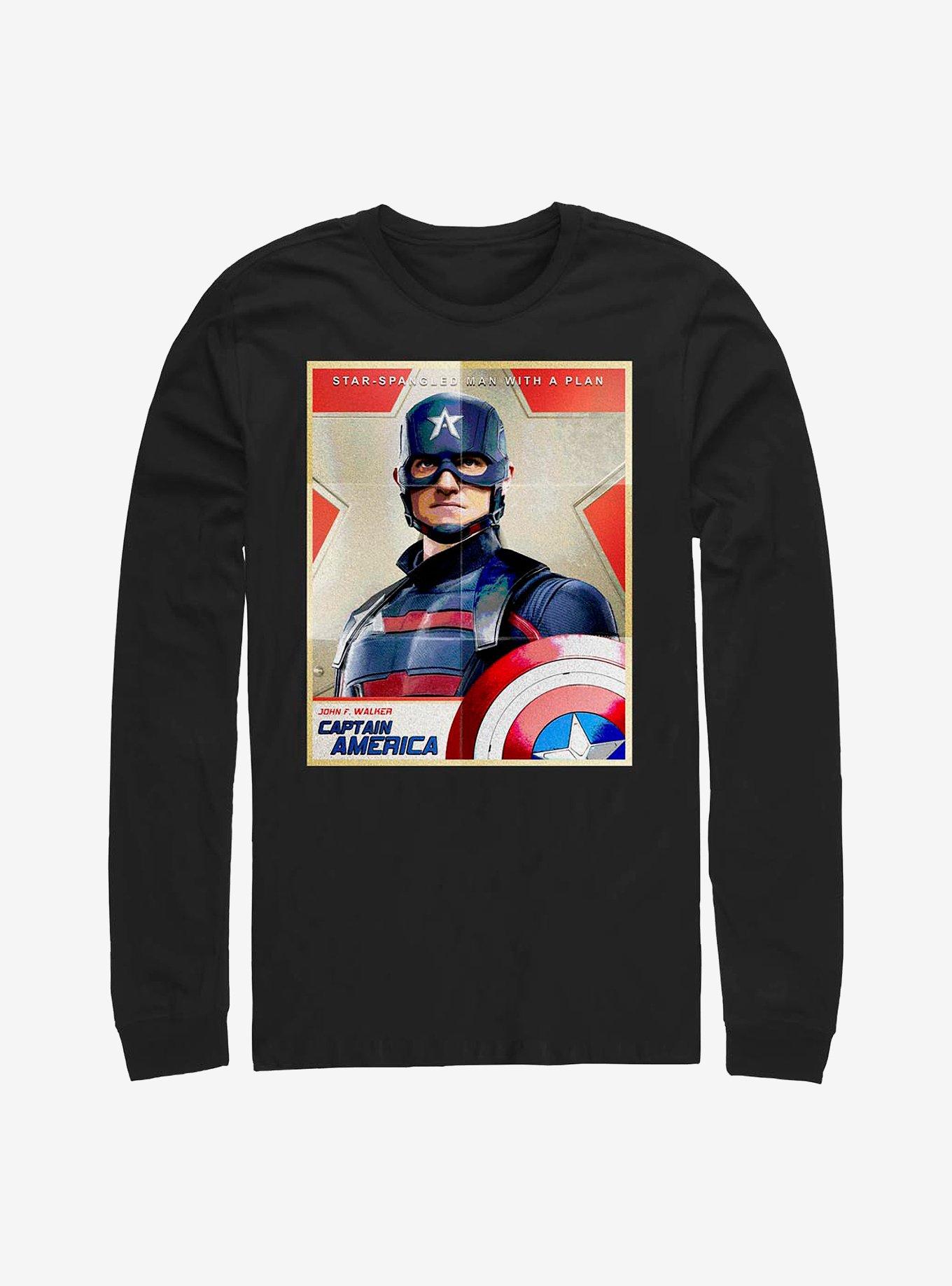 Marvel The Falcon And Winter Soldier Inspired By Cap Long-Sleeve T-Shirt