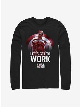 Marvel The Falcon And The Winter Soldier Let's Get To Work Long-Sleeve T-Shirt, , hi-res
