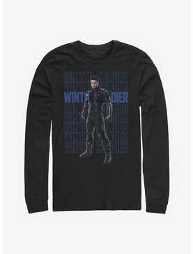 Marvel The Falcon And The Winter Soldier Winter Soldier Repeating Long-Sleeve T-Shirt, , hi-res