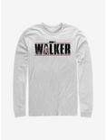Marvel The Falcon And The Winter Soldier Walker Logo Painted Long-Sleeve T-Shirt, WHITE, hi-res