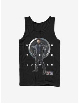 Marvel The Falcon And The Winter Soldier Bucky Grid Text Tank, , hi-res