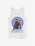 Marvel The Falcon And The Winter Soldier Bucky Pose Tank, WHITE, hi-res