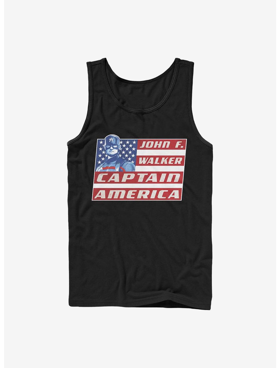 Marvel The Falcon And The Winter Soldier Captain Walker Tank, BLACK, hi-res