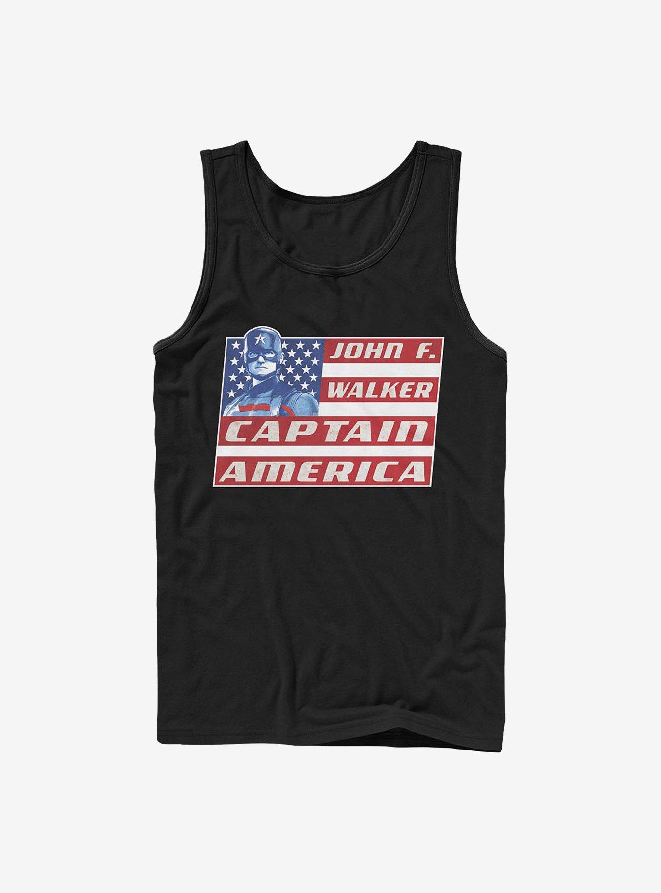 Marvel The Falcon And The Winter Soldier Captain Walker Tank, BLACK, hi-res