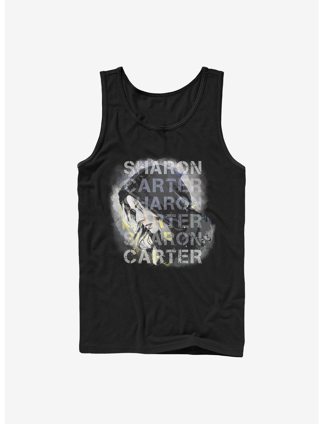 Marvel The Falcon And The Winter Soldier Carter Overlay Tank, BLACK, hi-res