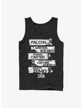 Marvel The Falcon And The Winter Soldier Character Stack Tank, , hi-res