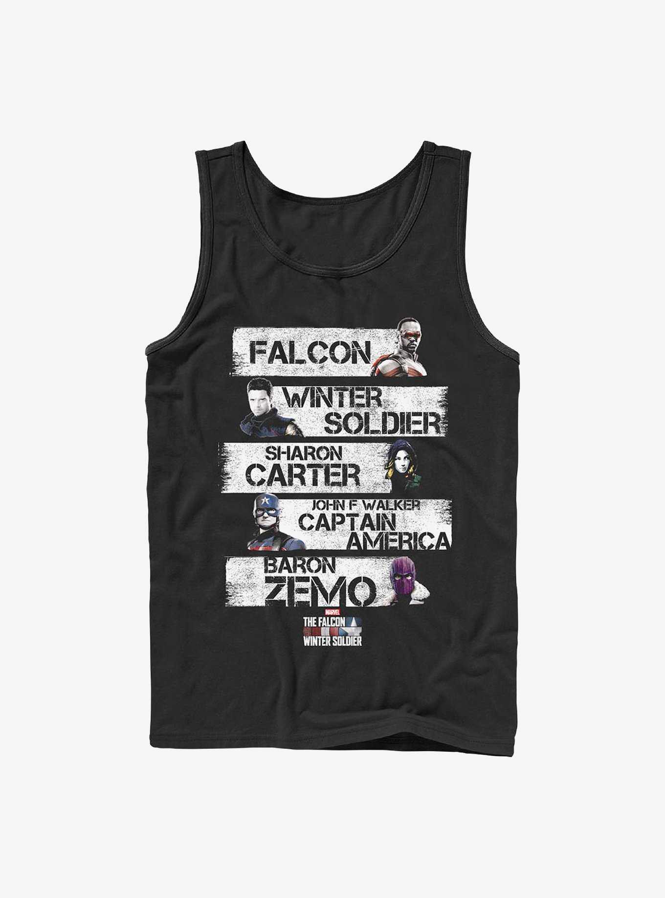 Marvel The Falcon And The Winter Soldier Character Stack Tank, , hi-res