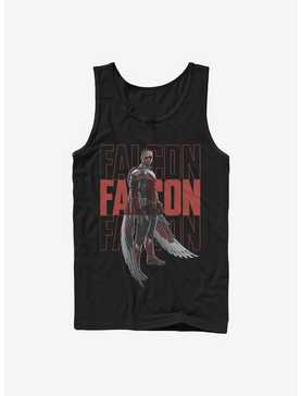 Marvel The Falcon And The Winter Soldier Falcon Repeating Name Tank, , hi-res